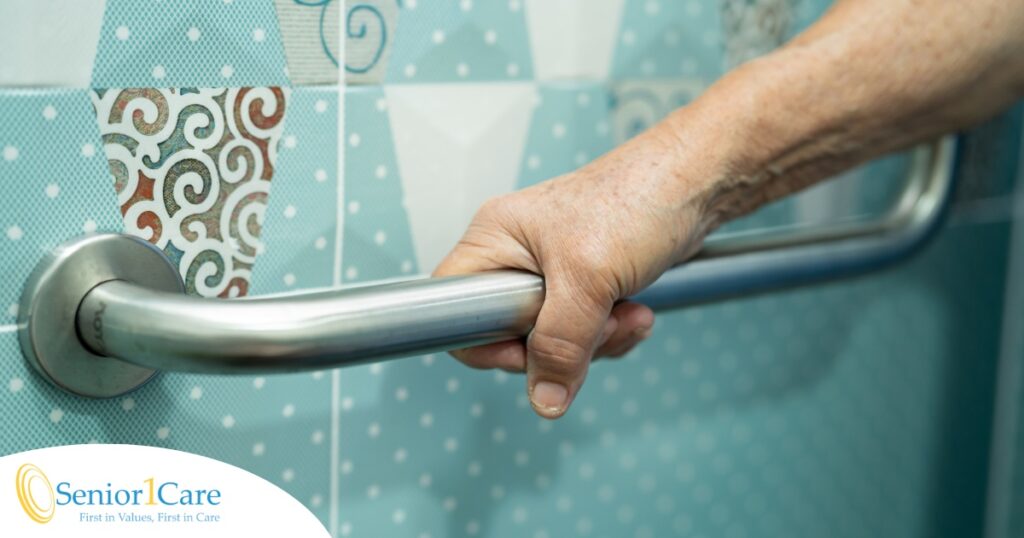 A grab bar represents an addition that can make a home safer for aging in place.